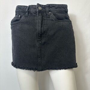 Cotton On Black Denim Skirt